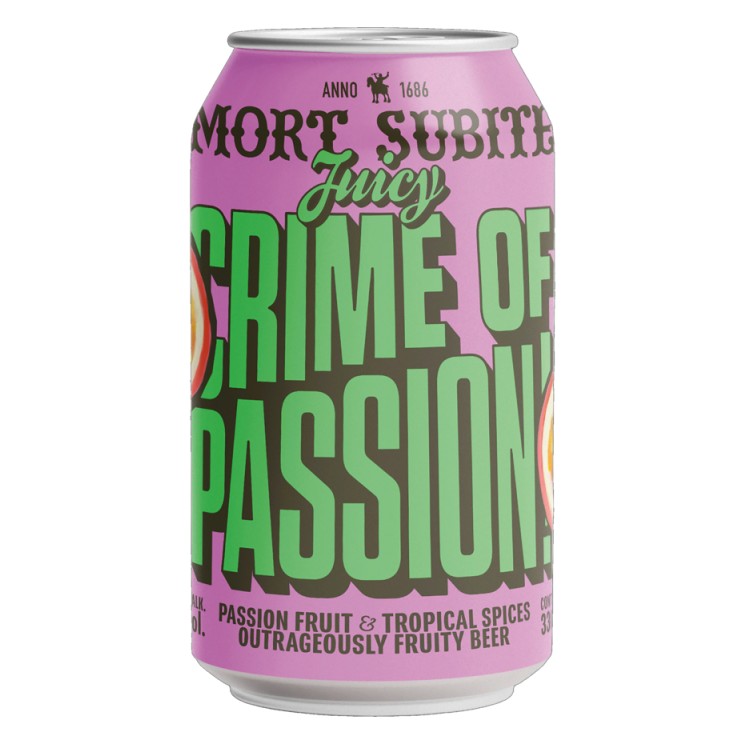MORT SUBITE CRIME OF PASSION 24X33cl BLIK