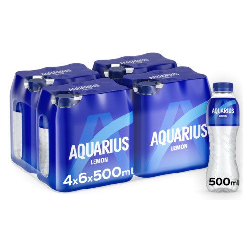 AQUARIUS LEMON 24x50cl PET