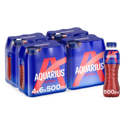 AQUARIUS RED PEACH 24x50cl PET