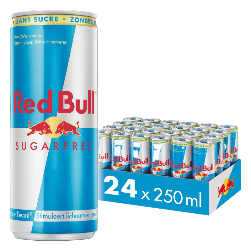 RED BULL SUGAR FREE BLIK 24x25cl