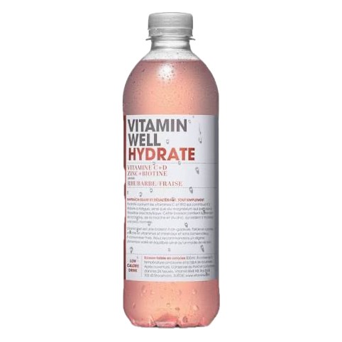 VITAMIN WELL HYDRATE RHUBARBE 12x50cl PET