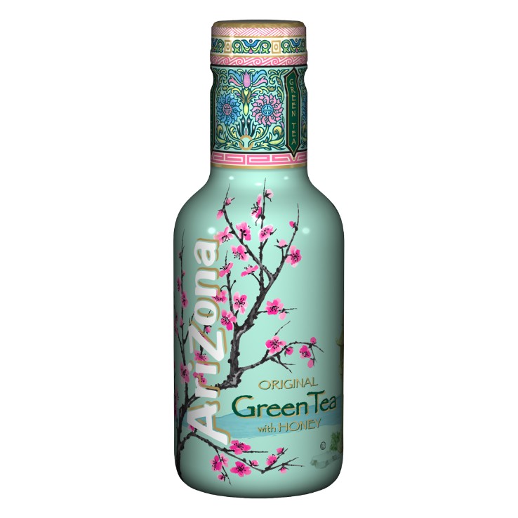 ARIZONA POMEGRENATE GREEN TEA PET 6x50cl