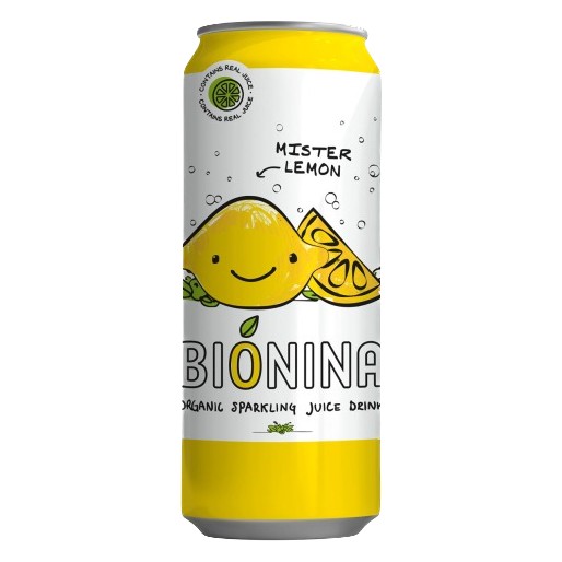 BIONINA MISTER LEMON 12x33cl BLIK