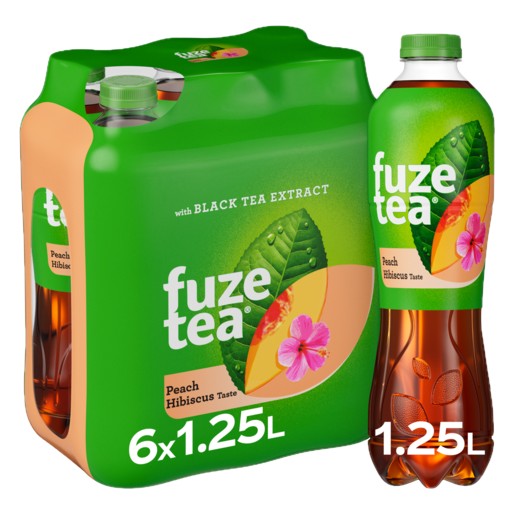 FUZE TEA PEACH HIBISCUS 6x1,25l PET