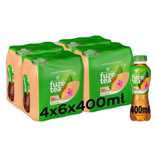 FUZE PEACH HIBISCUS PET 24x40cl