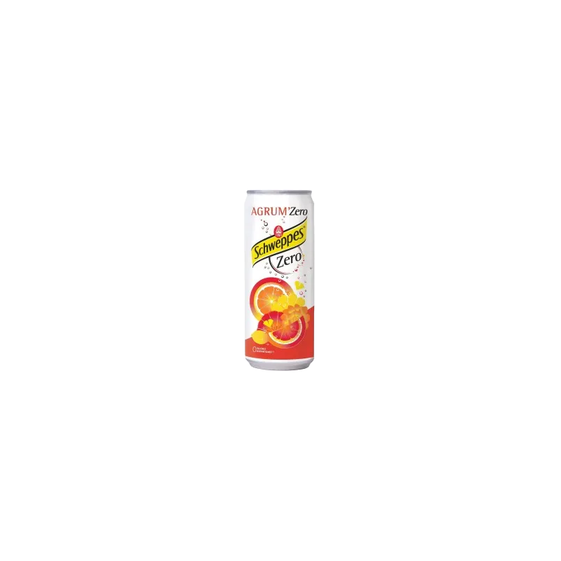 SCHWEPPES AGRUM ZERO BLIK 24x33cl