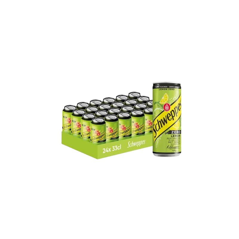 SCHWEPPES LEMON ZERO BLIK 24x33cl
