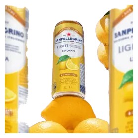 SAN PELLEGRINO LIGHT LIMONATA BLIK 24X33cl