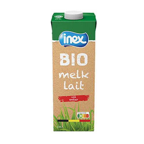 Bio Inex lait entier bric (6x1L) 